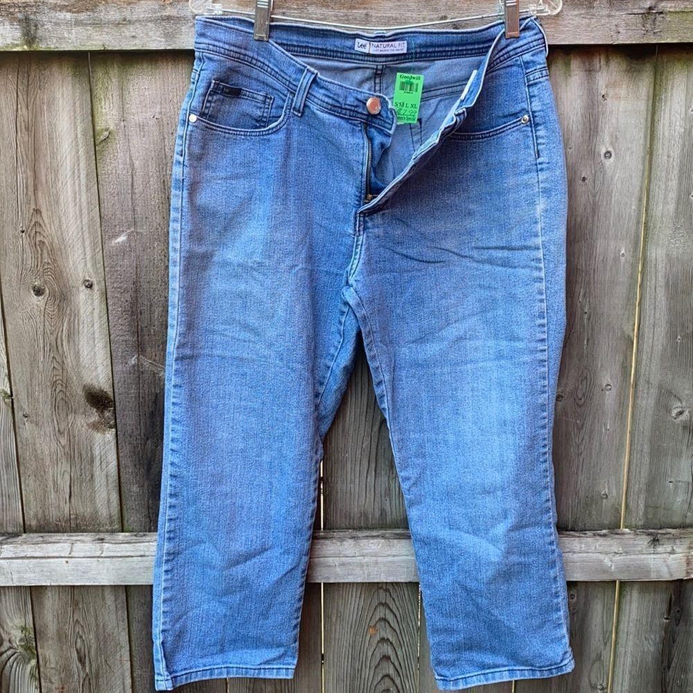 Lee Natural Fit Jean capris sz. 10